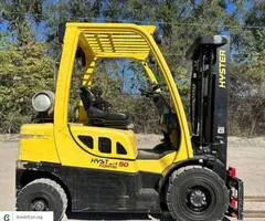 2020 HYSTER H50FT FORTIS SERIES 5000LB PNEUMATIC FORKLIFT 3 STAGE MAST